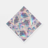 Opal Leopardenprint Luxus Servietten (Ecke)