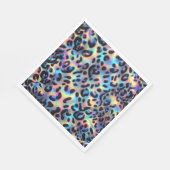 Opal-Leopardenprint-Luxusservietten Serviette (Ecke)
