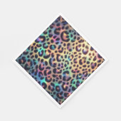 Opal-Leopardenprint-Luxusservietten Serviette (Ecke)