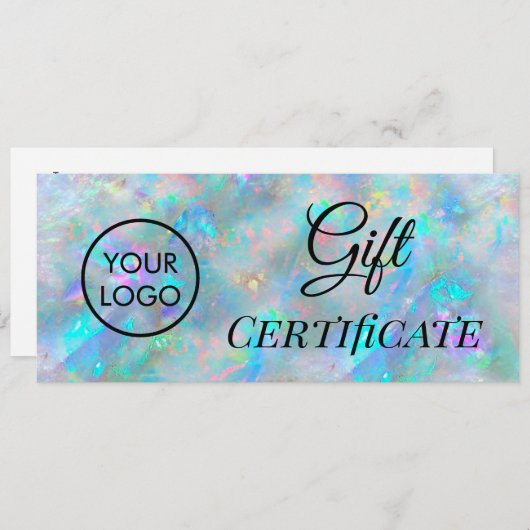 Opal-Logo-Geschenkgutschein (Vorne/Hinten)