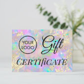 Opal-Logo-Geschenkgutschein (Stehend Vorderseite)