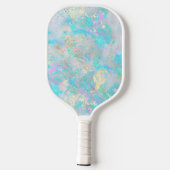 opal mineralische Imitate Glitzer Paddel Pickleball Schläger (Rückseite)