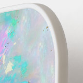 opal mineralische Imitate Glitzer Paddel Pickleball Schläger (Linke Seite)