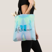 Opal-Monogramm-Rosa-Blau-Edelstein Tasche (Von Nahem)