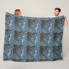 Opal-Mosaik1 Fleecedecke