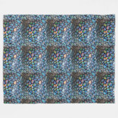 Opal-Mosaik1 Fleecedecke (Vorderseite (Horizontal))