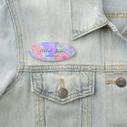 Opal Namensschild (Beispiel)