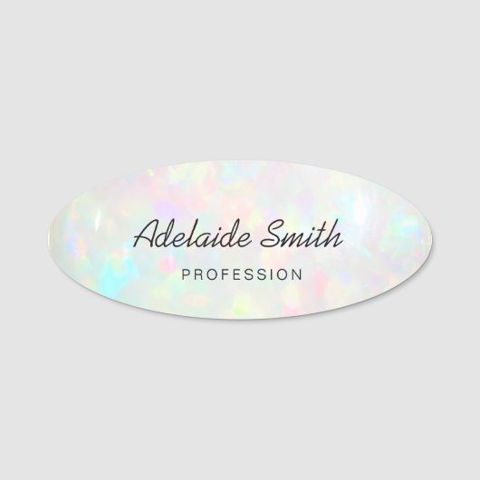 Opal Namensschild (Vorderseite)