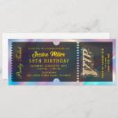 OPAL Party Ticket Einladung (Vorne/Hinten)