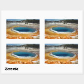 Opal Pool Rechteckiger Aufkleber (Blatt)