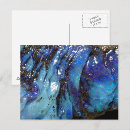 Opal Postkarte (Vorne/Hinten)