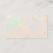 Opal QR-Code Minimalistisch Professionell Visitenkarte (Rückseite)