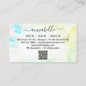 *~* OPAL QR Prism AP26 Crystal Ethereal Rainbow Visitenkarte (Rückseite)