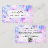 *~* OPAL QR Prism AP26 Crystal Rainbow Ethereal Visitenkarte (Vorne/Hinten)