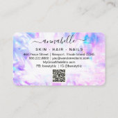 *~* OPAL QR Prism AP26 Crystal Rainbow Ethereal Visitenkarte (Rückseite)