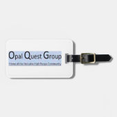 Opal Quest Group Luggage Tag Gepäckanhänger (Vorderseite horizontal)