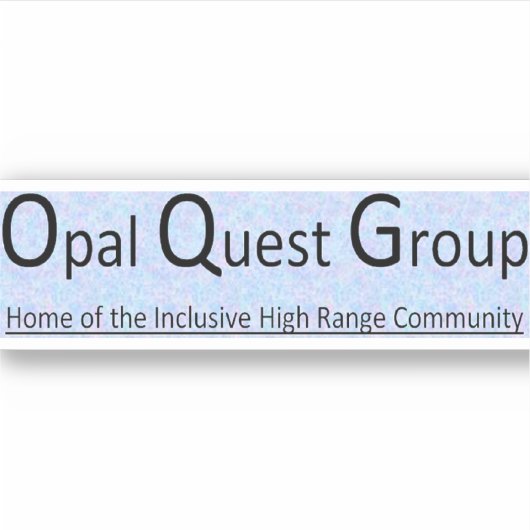 Opal Quest Group Vinyl Sticker (Vorderseite)