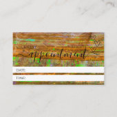 Opal Rock Layers Berufliche Ernennungskarten Terminkarte (Vorderseite)