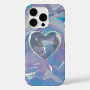 Opal & Silver Lumineszenz Shiny Purple Blue Gemsto iPhone 16 Pro Hülle
