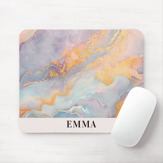 Opal Stone Abstrakt Textur Mousepad (Mit Mouse)