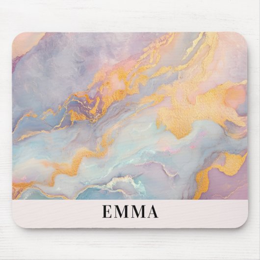 Opal Stone Abstrakt Textur Mousepad (Vorne)