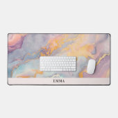 Opal Stone Abstrakt Textur Schreibtischunterlage (Tastatur & Maus)