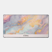 Opal Stone Abstrakt Textur Schreibtischunterlage (Vorderseite)