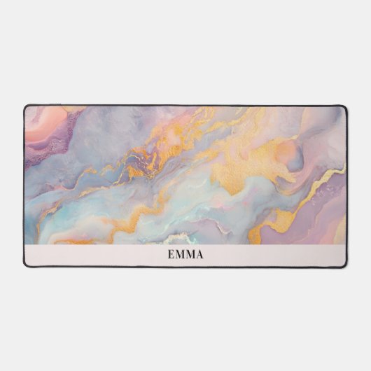 Opal Stone Abstrakt Textur Schreibtischunterlage (Vorderseite)