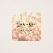 Opal Stone Background Geschenkzertifikat Rose Gold (Vorderseite)