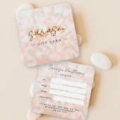 Opal Stone Background Geschenkzertifikat Rose Gold