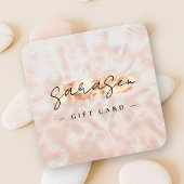 Opal Stone Background Geschenkzertifikat Rose Gold