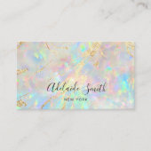 opal stone Business Card Visitenkarte (Vorderseite)