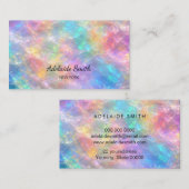 opal stone business card visitenkarte (Vorne/Hinten)