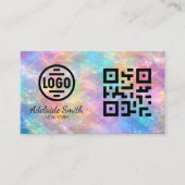 opal stone business card visitenkarte (Vorderseite)