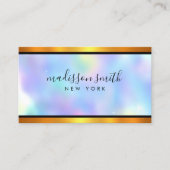 opal stone Business Card Visitenkarte (Vorderseite)