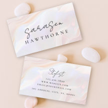 Opal Stone Elegant Luxury Script Name Monogram