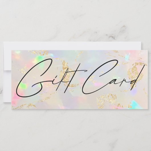 opal stone gift certificate (Vorderseite)