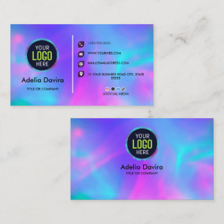 Opal Stone Luxury Business Card Design Visitenkarte