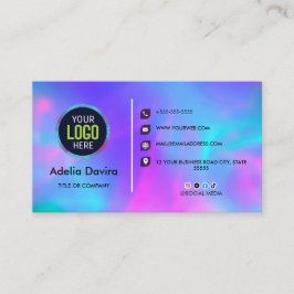 Opal Stone Luxury Business Card Design Visitenkarte