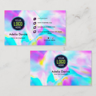 Opal Stone Luxury Business Card Design Visitenkarte