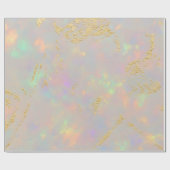 Opal Stone Pastell Color Geschenkpapier (Flach)