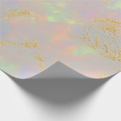 Opal Stone Pastell Color Geschenkpapier (Ecke)