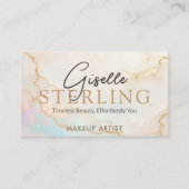 Opal Stone QR Code Visitenkarte (Vorderseite)