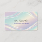 Opal Style Minimal Layout Design Template  Visitenkarte (Vorderseite)