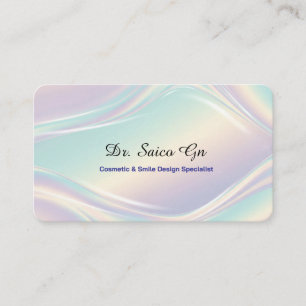 Opal Style Minimales Layout-Design Template  Visitenkarte