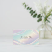 Opal Style Minimales Layout-Design Template  Visitenkarte (Stehend Vorderseite)