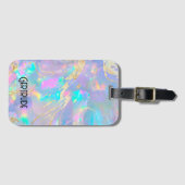 Opal-Textur-Gepäckmarke Gepäckanhänger (Vorderseite (Horizontal))