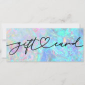 Opal-Textur-Geschenkgutschein (Vorderseite)