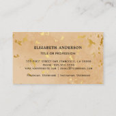 Opal-Textur-Image Visitenkarte (Rückseite)