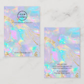 Opal-Texturdesignkarte Visitenkarte (Vorne/Hinten)